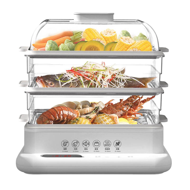 Kitchen Appliances Wholesale - 34L 800W Electric Steamer - 3-Layer