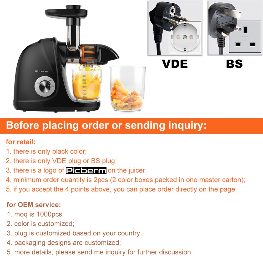 2026-Black Horizontal Slow Jui - Kitchen Appliances Wholesale recension och pris