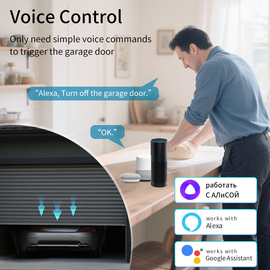 Tuya Smart WiFi or Zigbee Gara - Kitchen Appliances Garage recension och pris