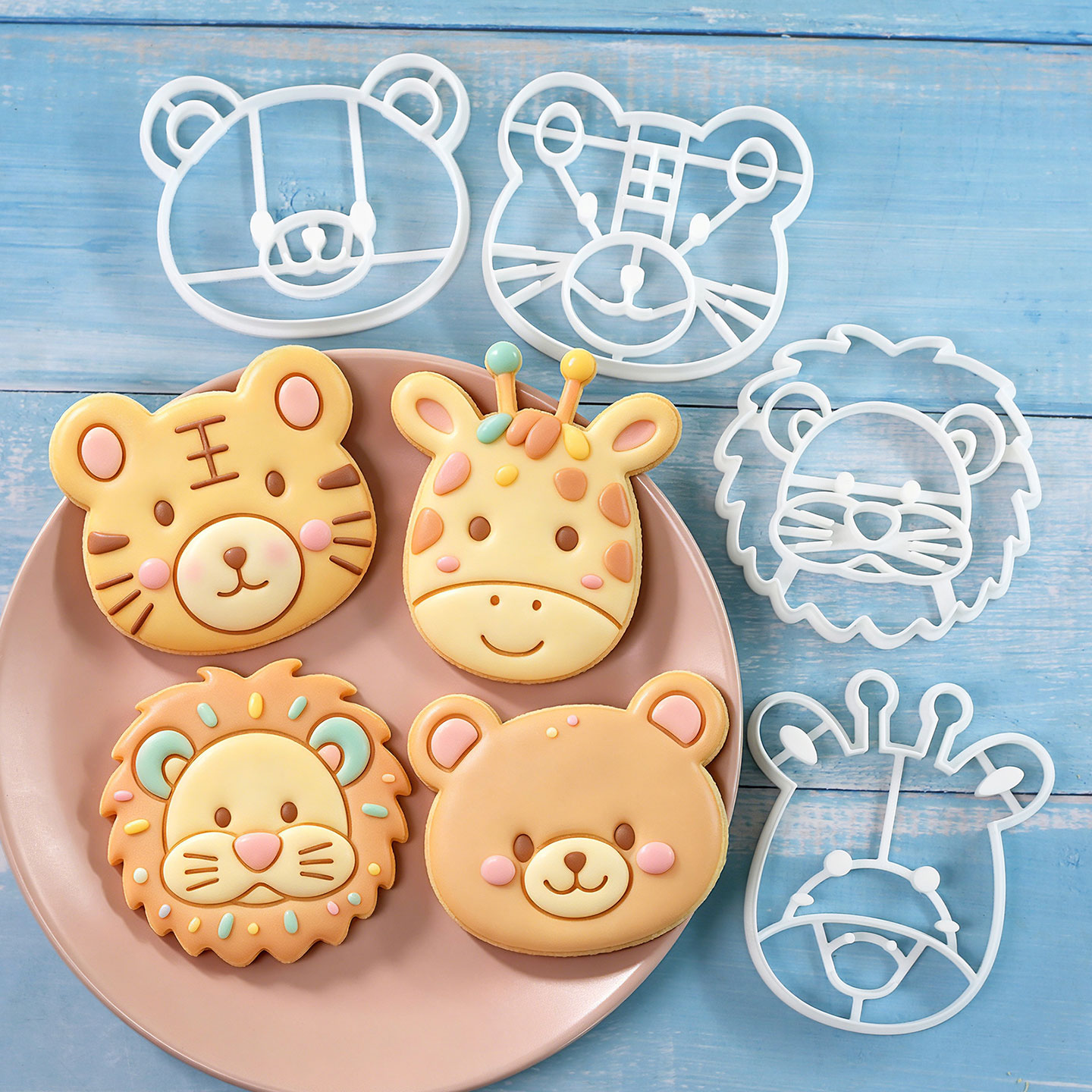 4 Pcs Animal Cookie Cutters Se - Kitchen Appliances Baking recension och pris