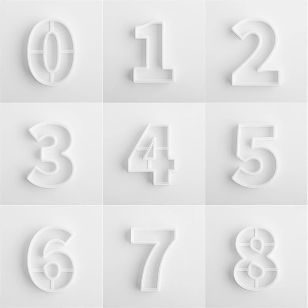 Large Numbers Cookie Cutters B - Kitchen Appliances Baking recension och pris